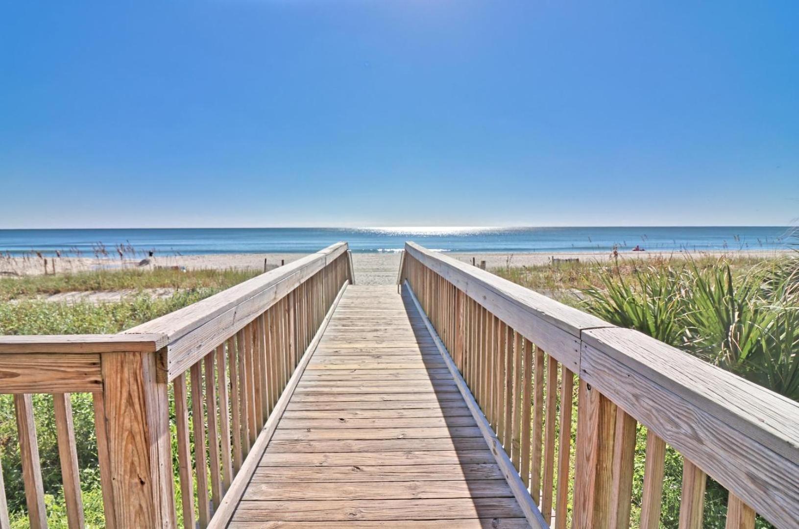 Beautiful Warm Ocean View Beach Condo With Pool Myrtle Beach Eksteriør bilde